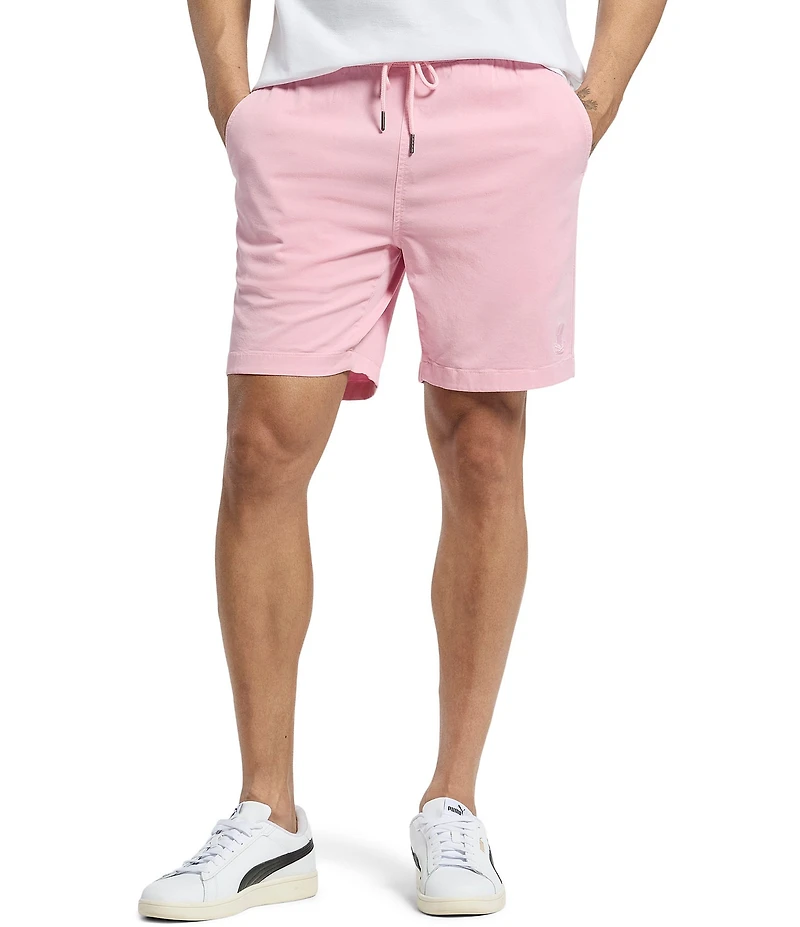 Psycho Bunny Willis Stretch Tencel 7#double; Inseam Shorts