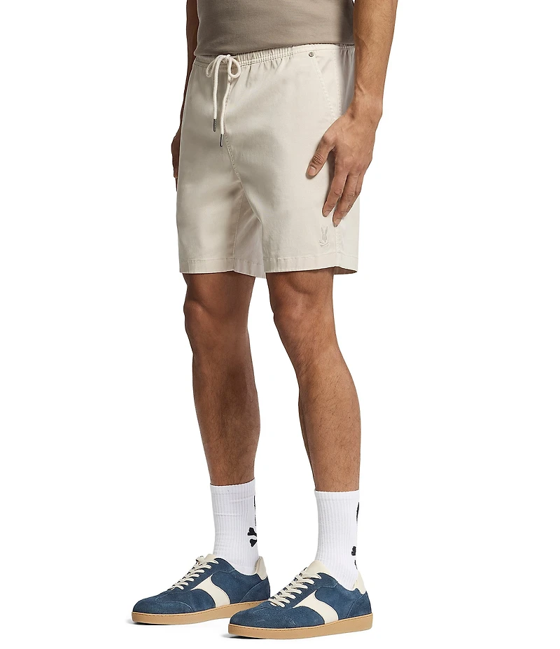 Psycho Bunny Willis Stretch Tencel 7#double; Inseam Shorts