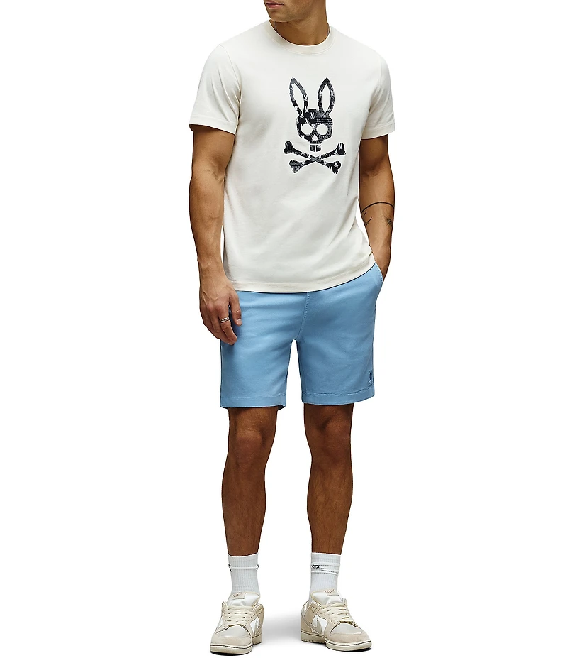 Psycho Bunny Willis Stretch Tencel 7#double; Inseam Shorts