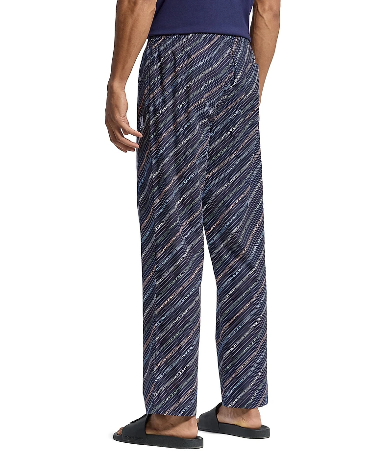 Psycho Bunny Woven Bunny Printed Pajama Pants