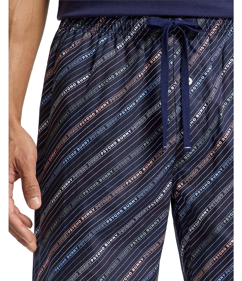 Psycho Bunny Woven Bunny Printed Pajama Pants