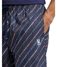 Psycho Bunny Woven Bunny Printed Pajama Pants