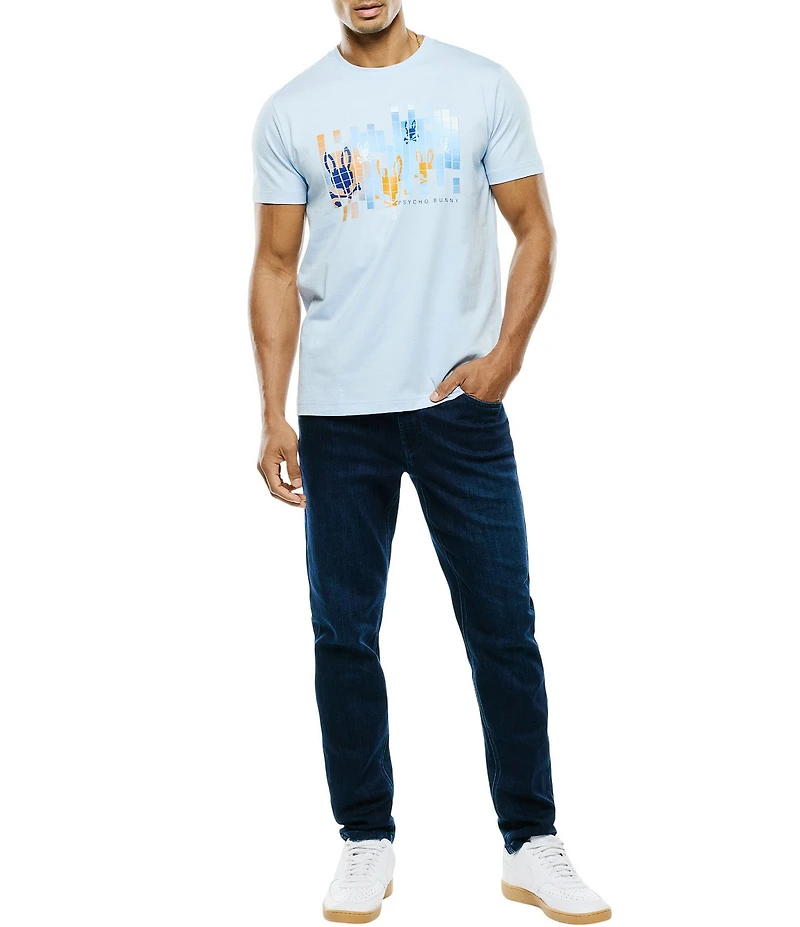 Psycho Bunny Zander Digital Inspired Graphic Short Sleeve T-Shirt