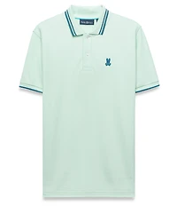 Psycho Bunny Zev Pique Short Sleeve Polo Shirt