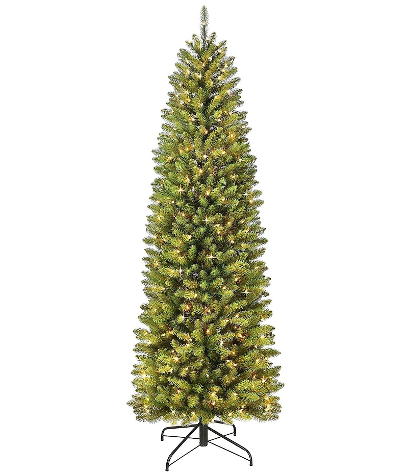 Puleo International Inc. 7.5-ft. Pre-Lit Franklin Fir Pencil Christmas Tree