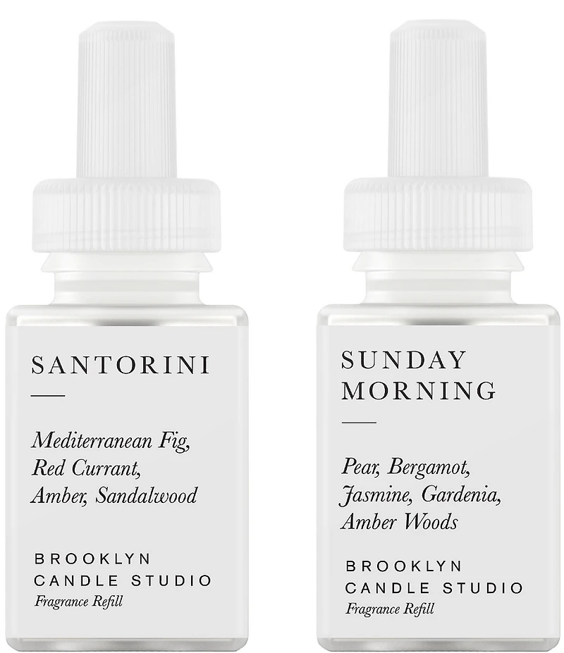Pura 4 Smart Fragrance Diffuser x Brooklyn Candle Studio Santorini/Sunday Morning Fragrance Set