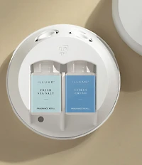 Pura 4 Smart Fragrance Diffuser x Illume Fresh Sea Salt/Citrus Crush Set