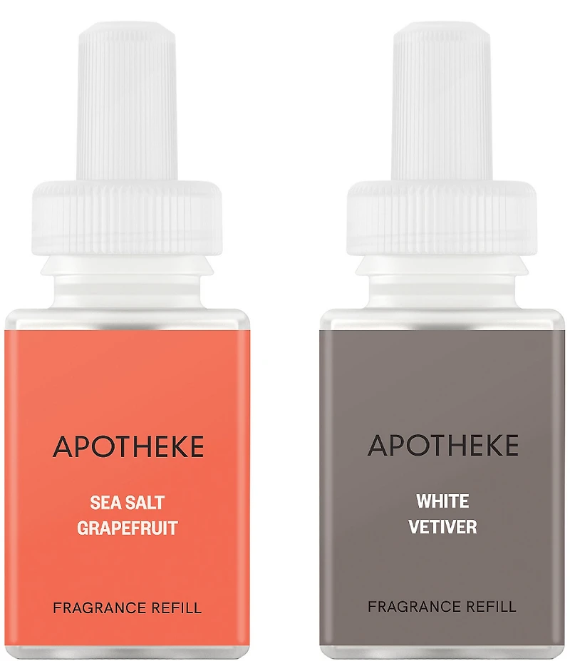 Pura 4 Smart Home Fragrance Diffuser x Apotheke Sea Salt Grapefruit/White Vetiver Set