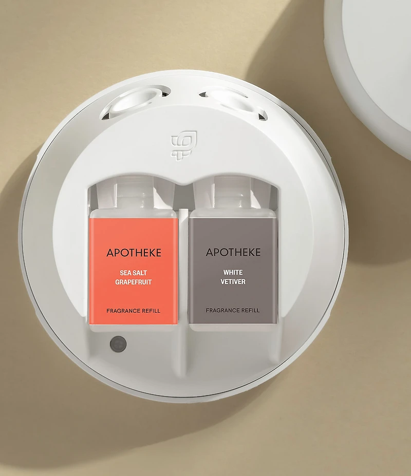 Pura 4 Smart Home Fragrance Diffuser x APOTHEKE Sea Salt Grapefruit/White Vetiver Set