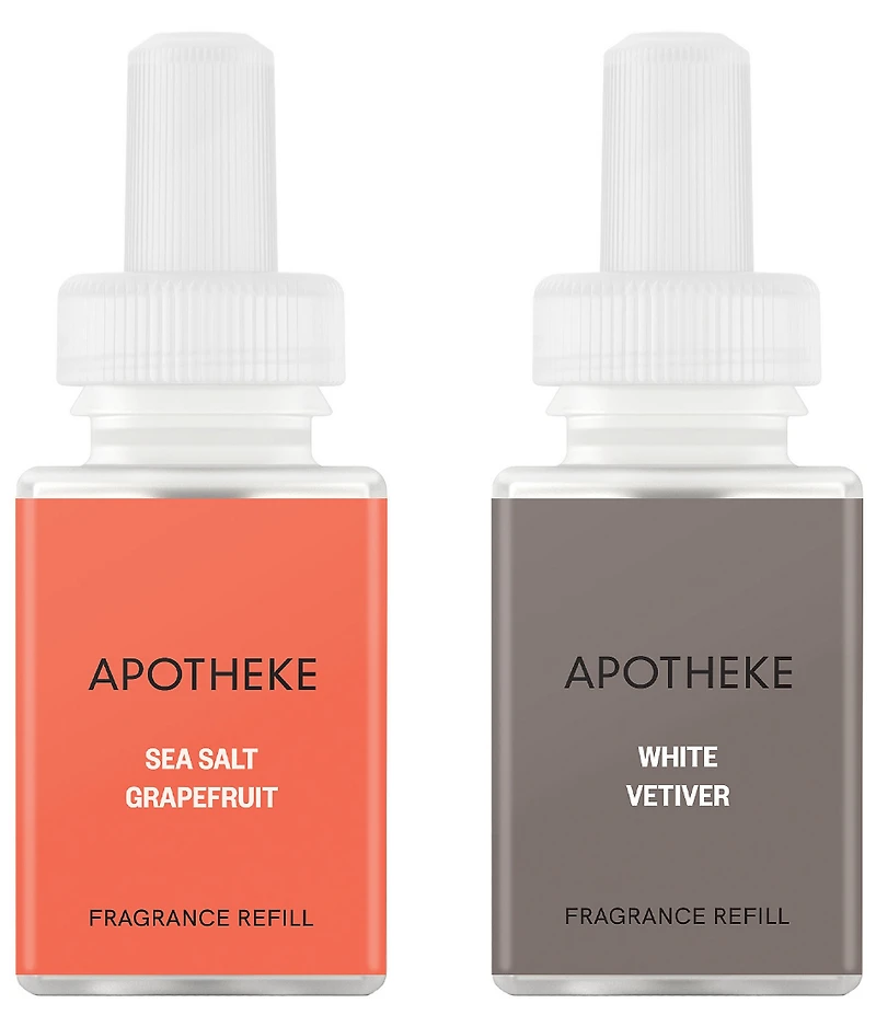 Pura 4 Smart Home Fragrance Diffuser x APOTHEKE Sea Salt Grapefruit/White Vetiver Set