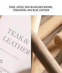 Pura Car Fragrance Diffuser Teak & Leather Set