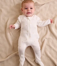 Purebaby Baby 2pk Zip Footie Growsuit