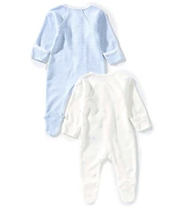 Purebaby Baby 2pk Zip Footie Growsuit