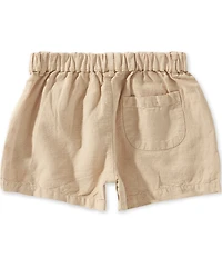 Purebaby Baby Boys Organic Cotton Linen Blend Pull-On Shorts