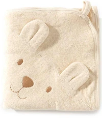 Purebaby Baby Essential Bear Hooded Towel