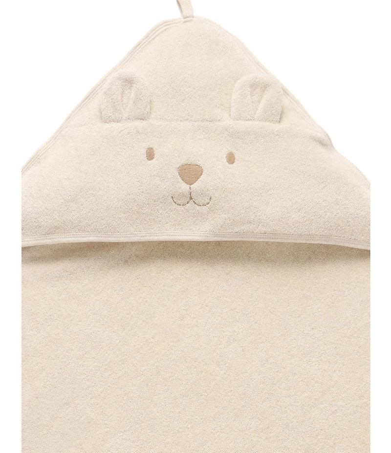 Purebaby Baby Essential Bear Hooded Towel