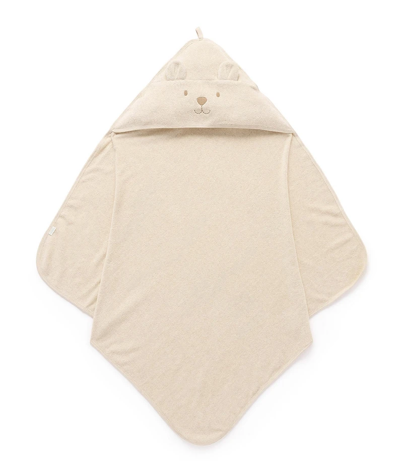 Purebaby Baby Essential Bear Hooded Towel