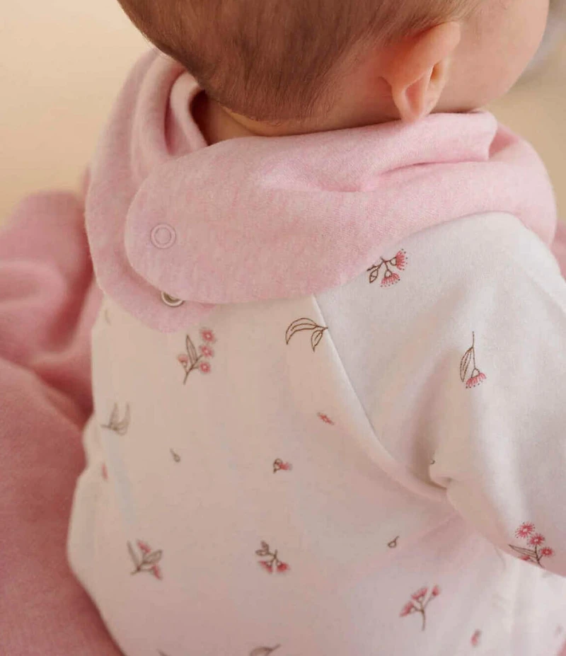 Purebaby® Baby Girls Organic Cotton Zip Printed Footie Coverall 2-Pack