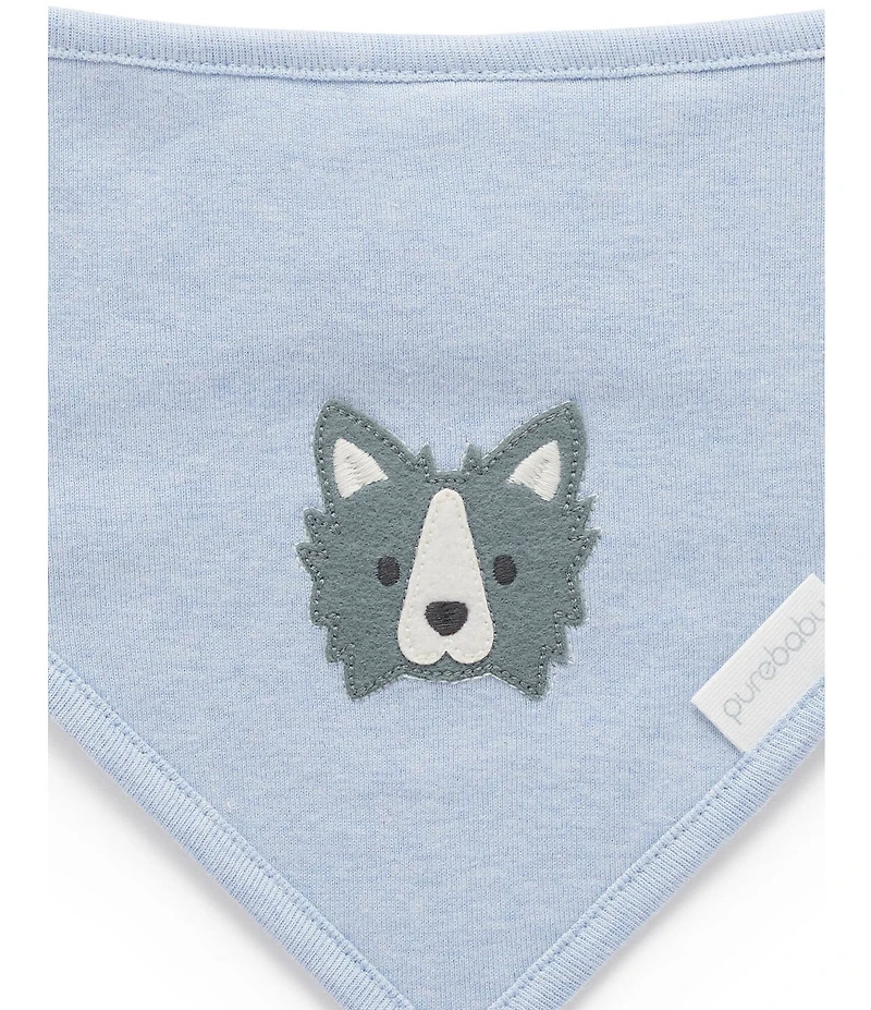 Purebaby Baby Long-Sleeve Printed Organic Cotton Footed Coverall