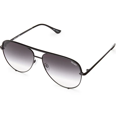 QUAY Unisex High Key Aviator Sunglasses