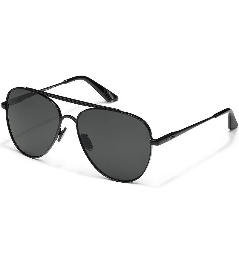 QUAY Men's Free Fall 55mm Polarized Aviator Sunglasses