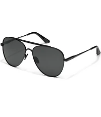 QUAY Men's Free Fall 55mm Polarized Aviator Sunglasses