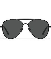 QUAY Men's Free Fall 55mm Polarized Aviator Sunglasses