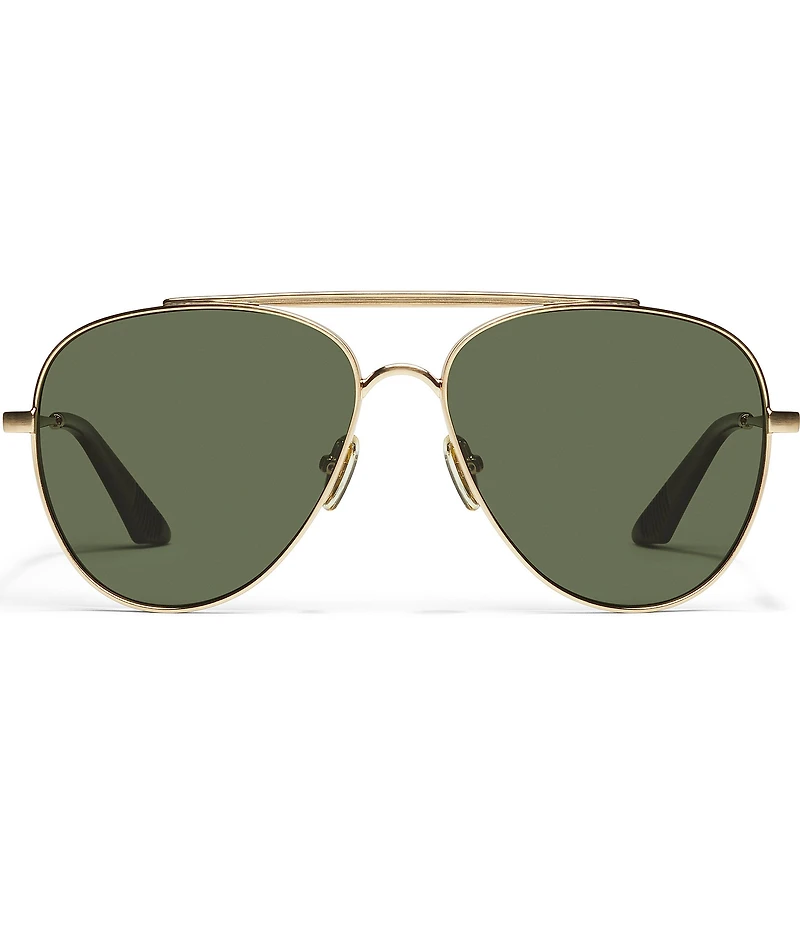 QUAY Men's Free Fall 55mm Polarized Aviator Sunglasses