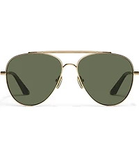 QUAY Men's Free Fall 55mm Polarized Aviator Sunglasses