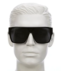 QUAY Men's Tempo 54mm Shield Sunglasses