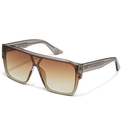 QUAY Men's Tempo 54mm Shield Sunglasses