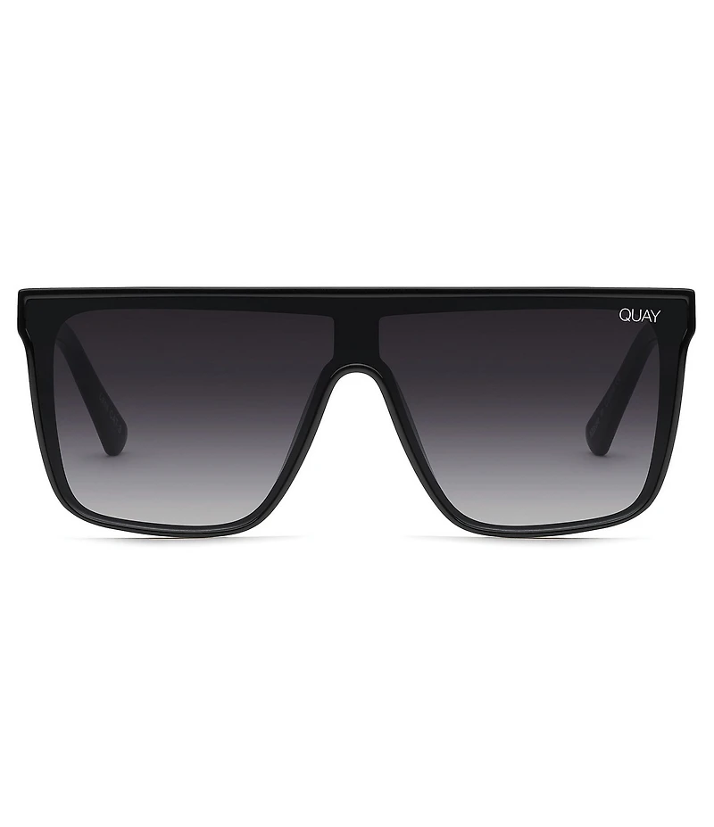 QUAY Unisex Nightfall Polarized 49mm Shield Sunglasses
