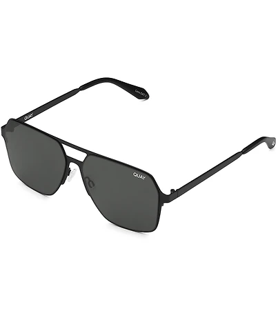 QUAY Unisex Backstage Pass 48mm Polarized Aviator Sunglasses