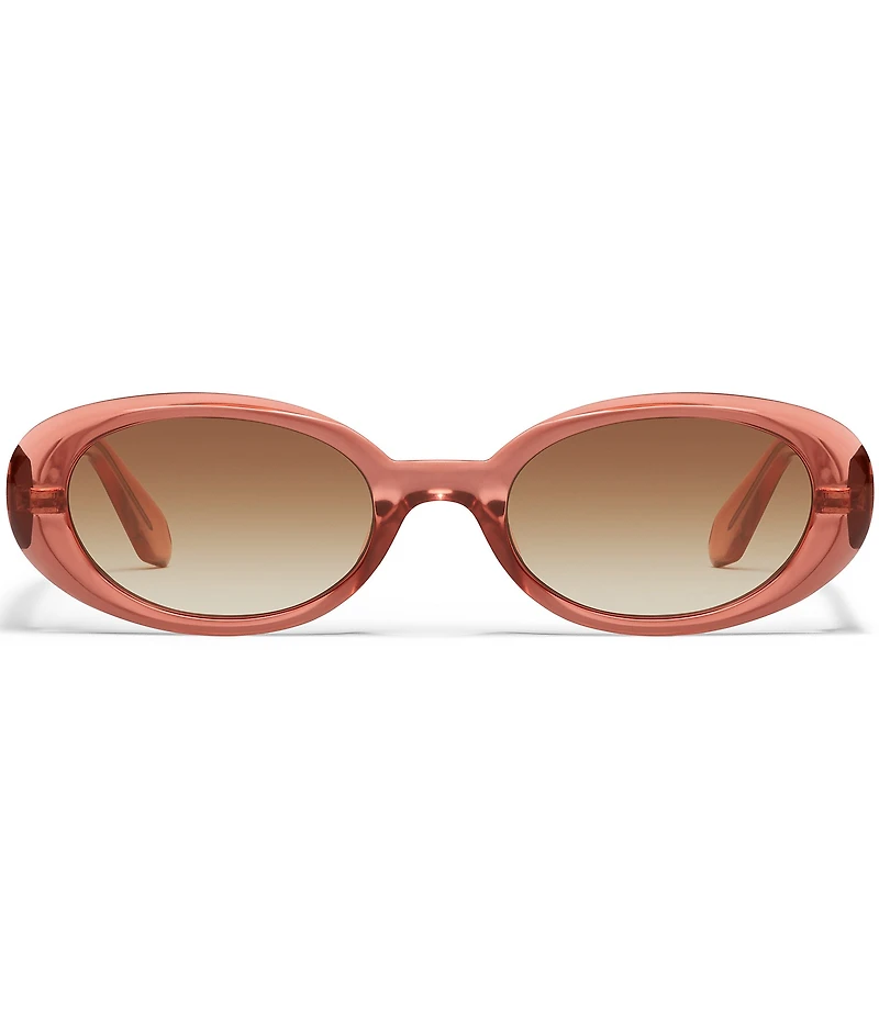 QUAY Unisex Felt Cute 35mm Oval Sunglasses