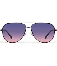 QUAY Unisex High Key 55mm Aviator Sunglasses