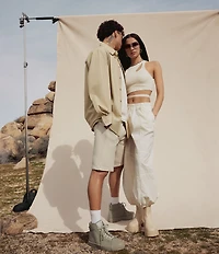 QUAY Unisex High Key 55mm Polarized Aviator Sunglasses