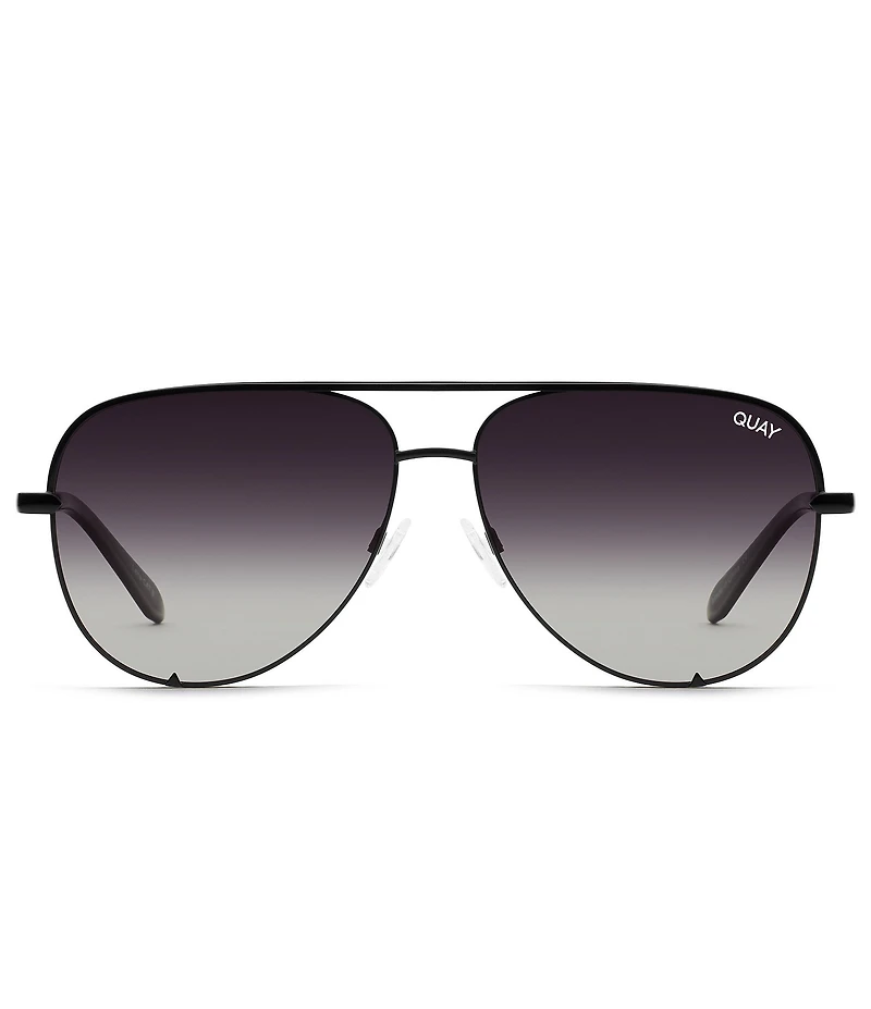 QUAY Unisex High Key Mini 51mm Polarized Aviator Sunglasses