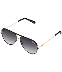 QUAY Unisex High Key Twist 51mm Aviator Sunglasses
