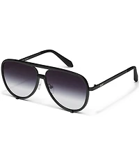 QUAY Unisex High Profile 51mm Aviator Sunglasses