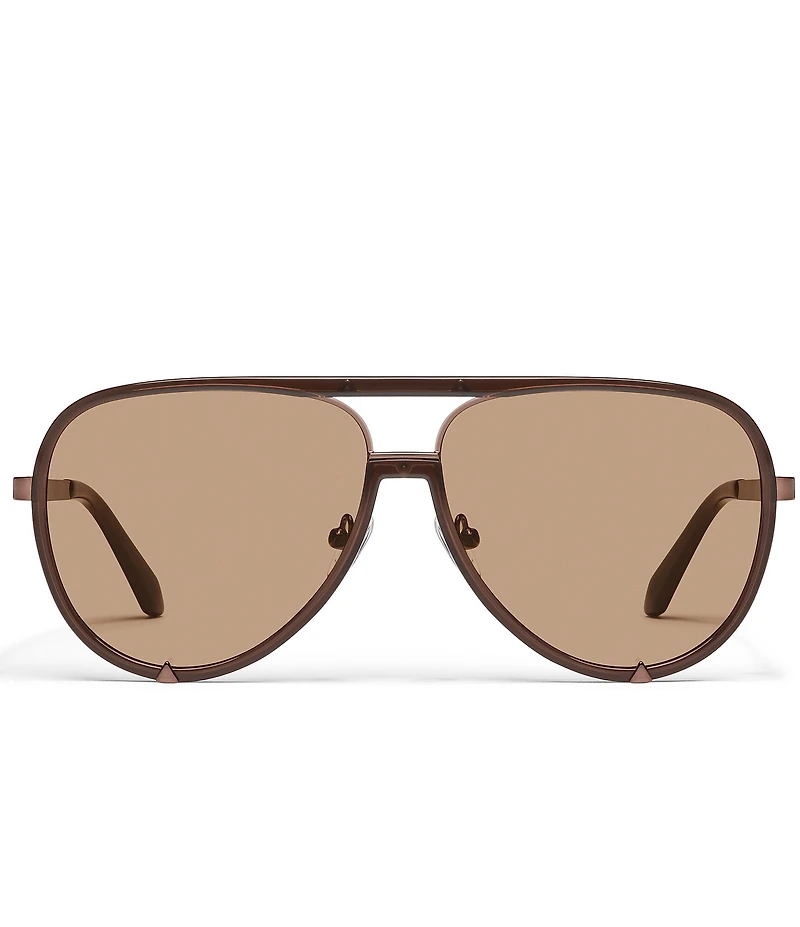 QUAY Unisex High Profile 51mm Aviator Sunglasses
