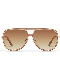 QUAY Unisex High Profile 51mm Aviator Sunglasses