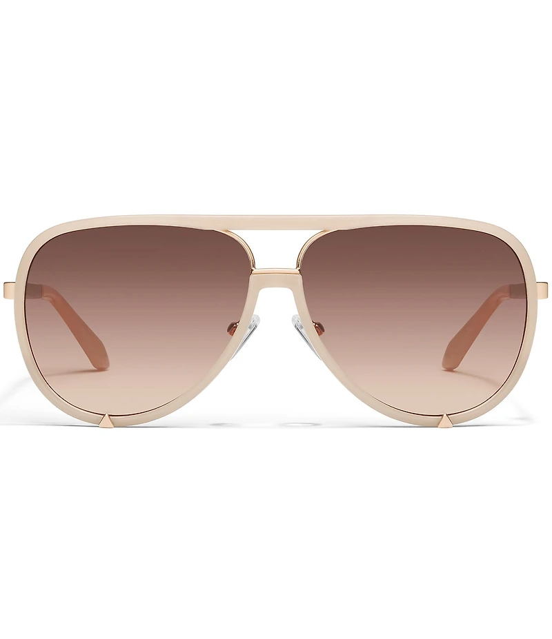 QUAY Unisex High Profile 51mm Aviator Sunglasses