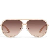 QUAY Unisex High Profile 51mm Aviator Sunglasses