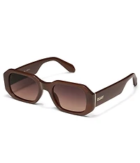 QUAY Women's Hyped Up 38mm Geometric Sunglasses