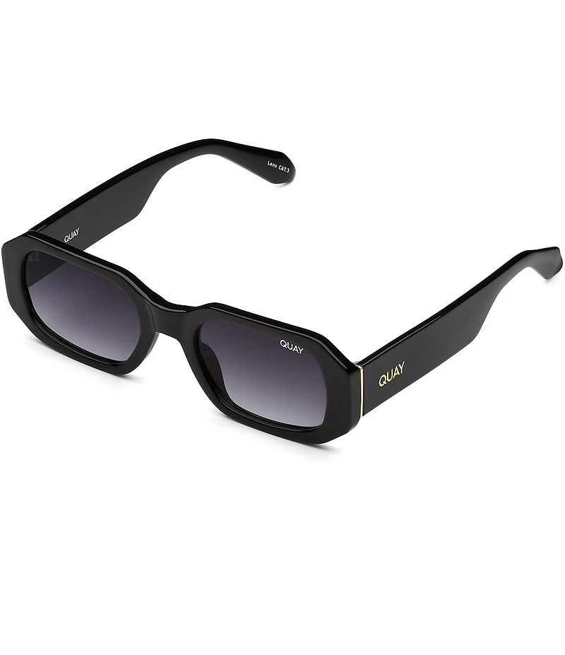 QUAY Women's Hyped Up 44mm Geometric Sunglasses