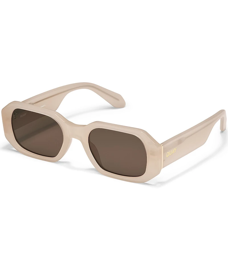 QUAY Women's Hyped Up 44mm Geometric Sunglasses