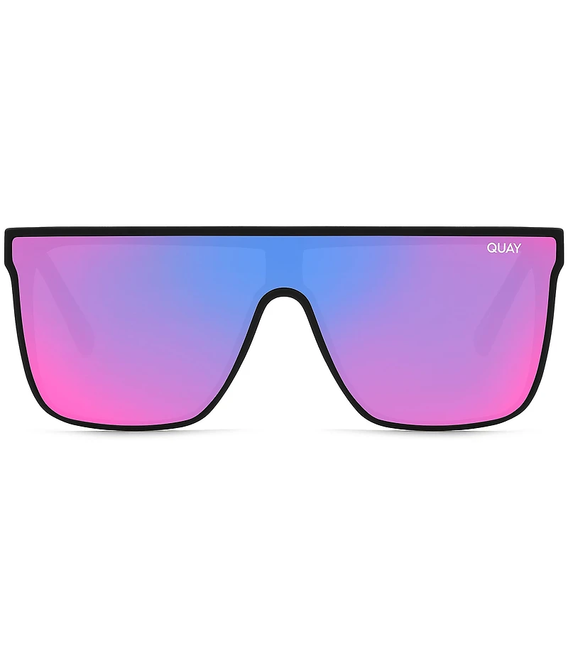 QUAY Unisex Nightfall 52mm Shield Statement Sunglasses