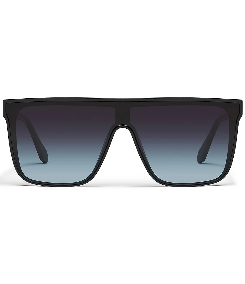 QUAY Unisex Nightfall Medium 49mm Shield Statement Sunglasses