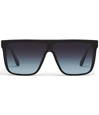 QUAY Unisex Nightfall Medium 49mm Shield Statement Sunglasses