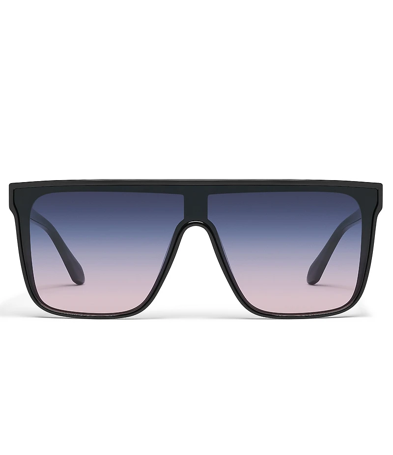 QUAY Unisex Nightfall Medium 49mm Shield Statement Sunglasses